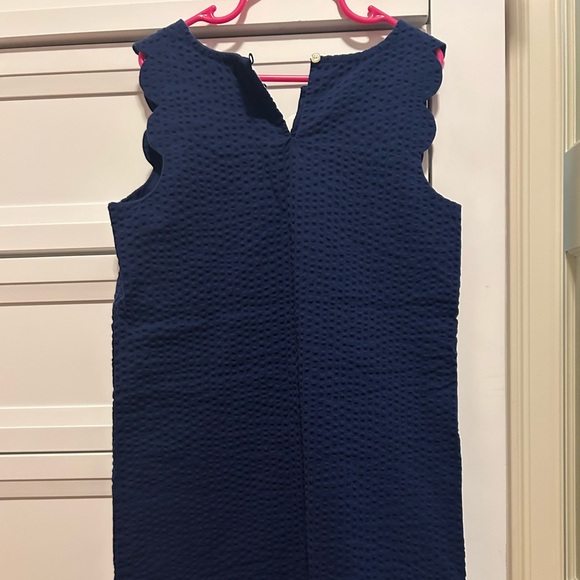 Vineyard Vines Textured Navy Mini Dress - Picture 1 of 3